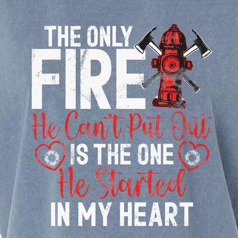 Firefighter Wife Fire Wife Garment-Dyed Women's Muscle Tee