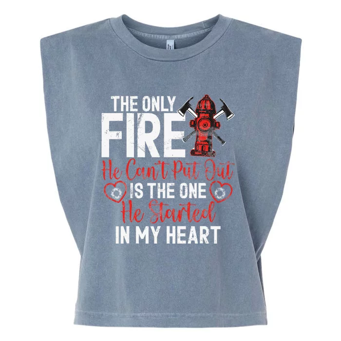 Firefighter Wife Fire Wife Garment-Dyed Women's Muscle Tee