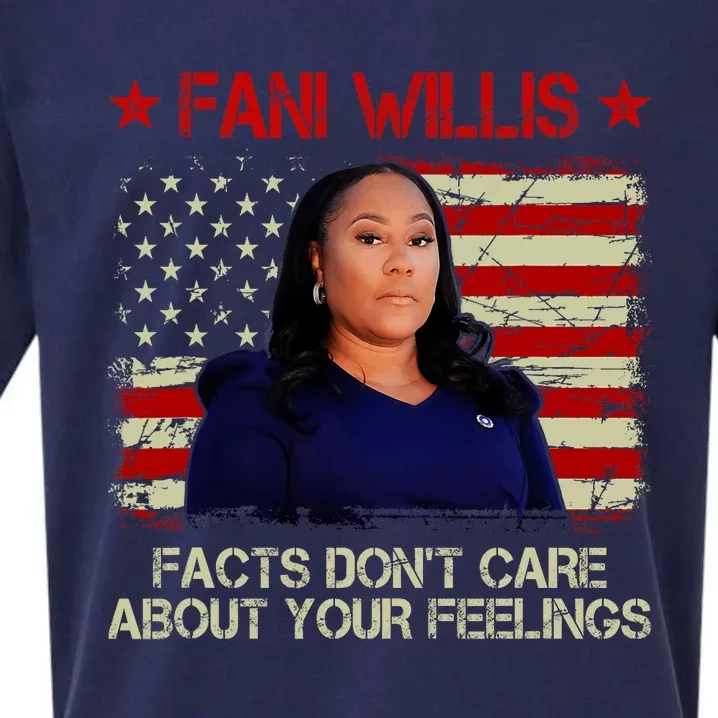 Fani Willis Facts Dont Care About Your Feelings Sueded Cloud Jersey T-Shirt