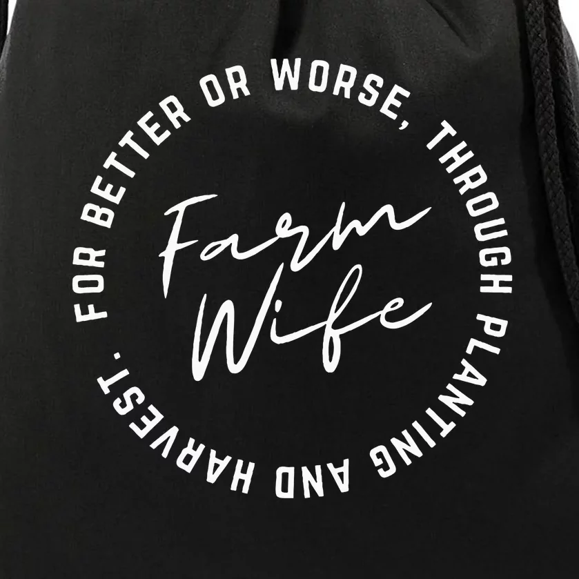 Farm Wife Drawstring Bag