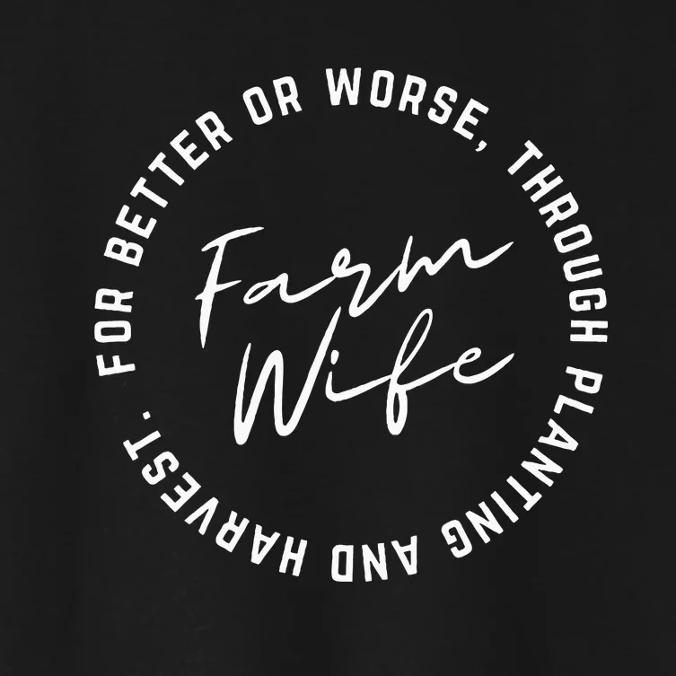 Farm Wife Women's Crop Top Tee