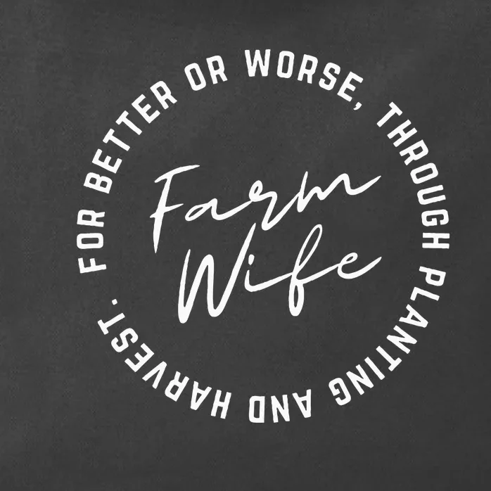 Farm Wife Zip Tote Bag