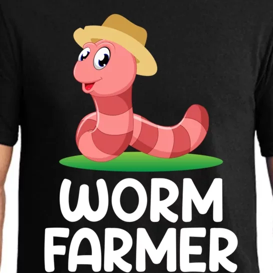 Funny Worm Farm Worms Vermiculture Gift Pajama Set