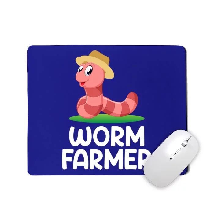 Funny Worm Farm Worms Vermiculture Gift Mousepad