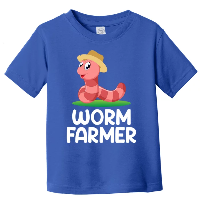 Funny Worm Farm Worms Vermiculture Gift Toddler T-Shirt