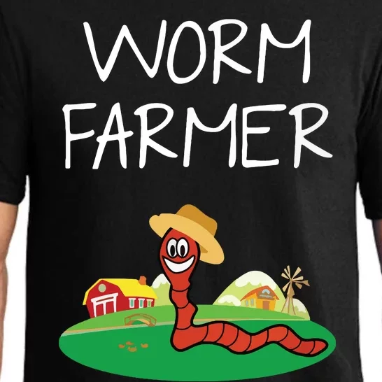 Funny Worm Farm Worm Vermiculture Pajama Set