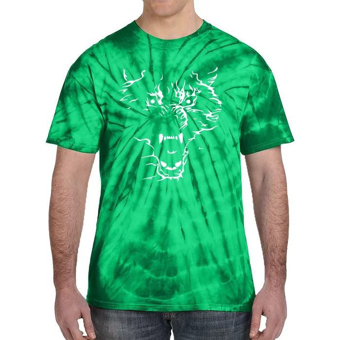 Flaming Wolf Tie-Dye T-Shirt