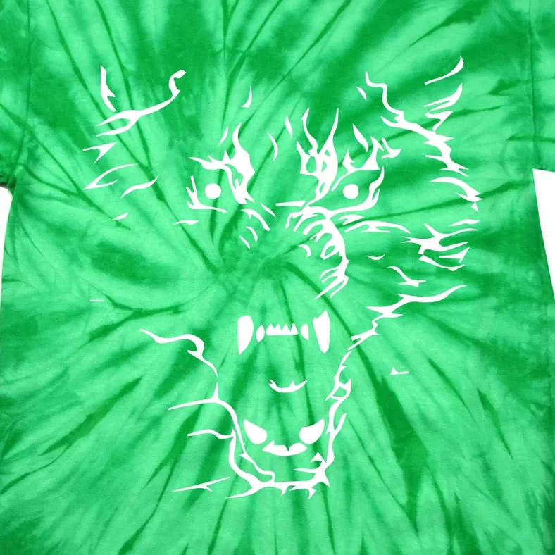 Flaming Wolf Tie-Dye T-Shirt