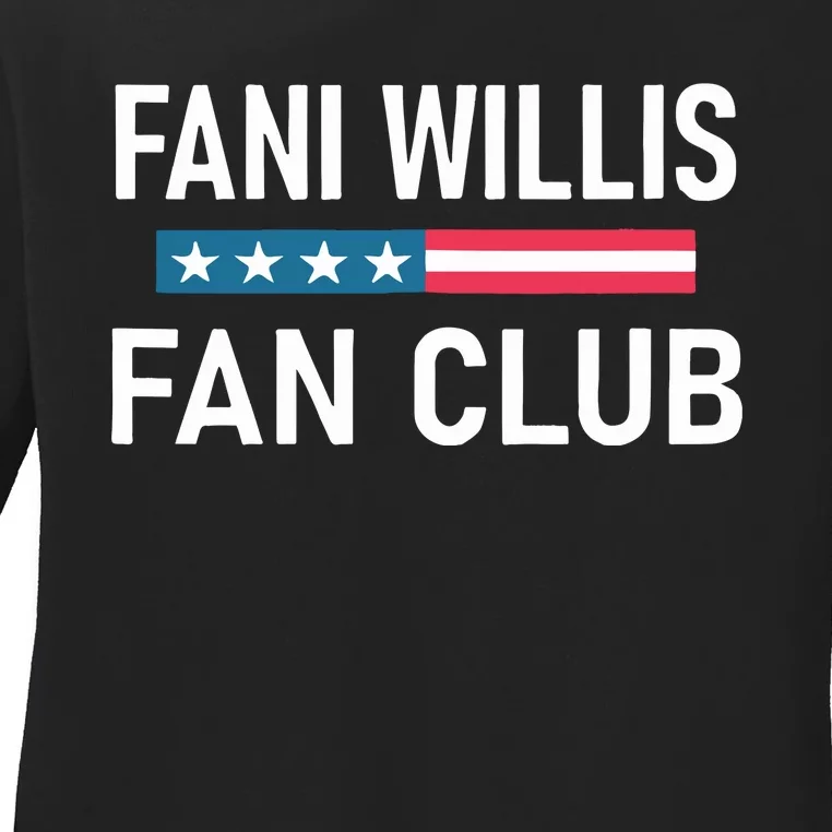 Fani Willis Fan ClubDistrict Attorney Fani Willi Ladies Long Sleeve Shirt