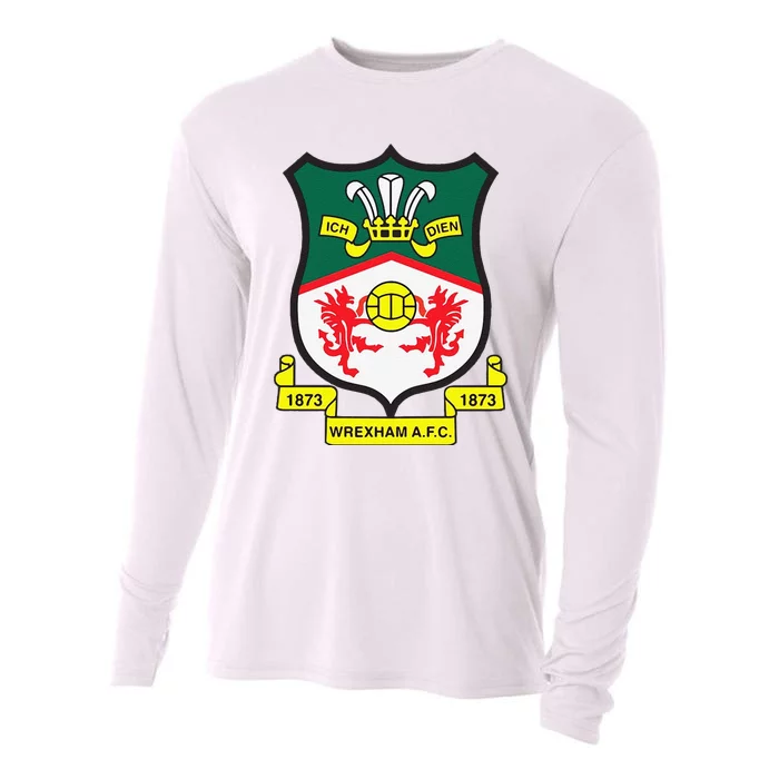 Funny Wrexham Football Club Champion Wale Cooling Performance Long Sleeve Crew