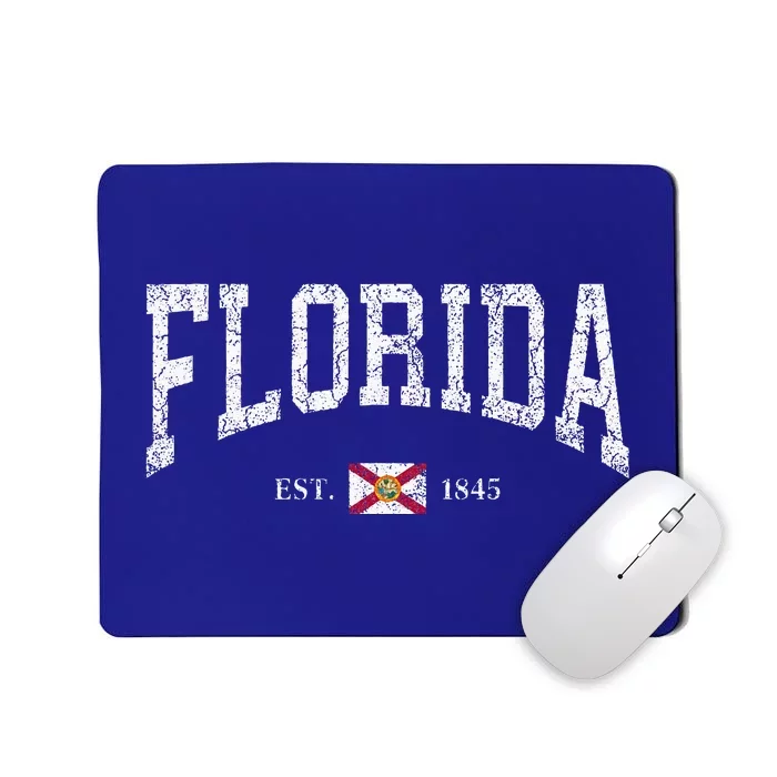 Florida Women Florida State Flag Distressed Mousepad