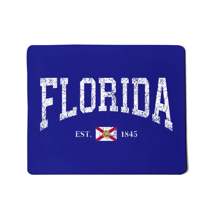 Florida Women Florida State Flag Distressed Mousepad