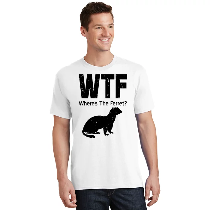 Ferret Wtf Funny Where’s The Ferret T-Shirt