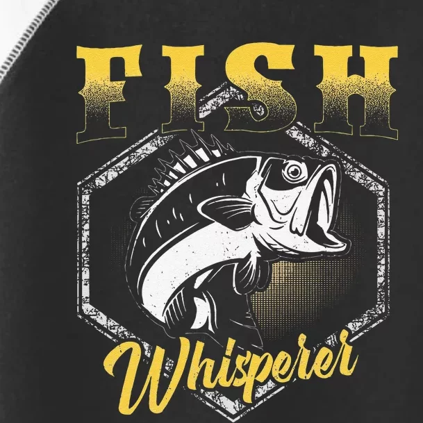 Fish Whisperer Funny Fisherman Fishing Angler Toddler Fine Jersey T-Shirt