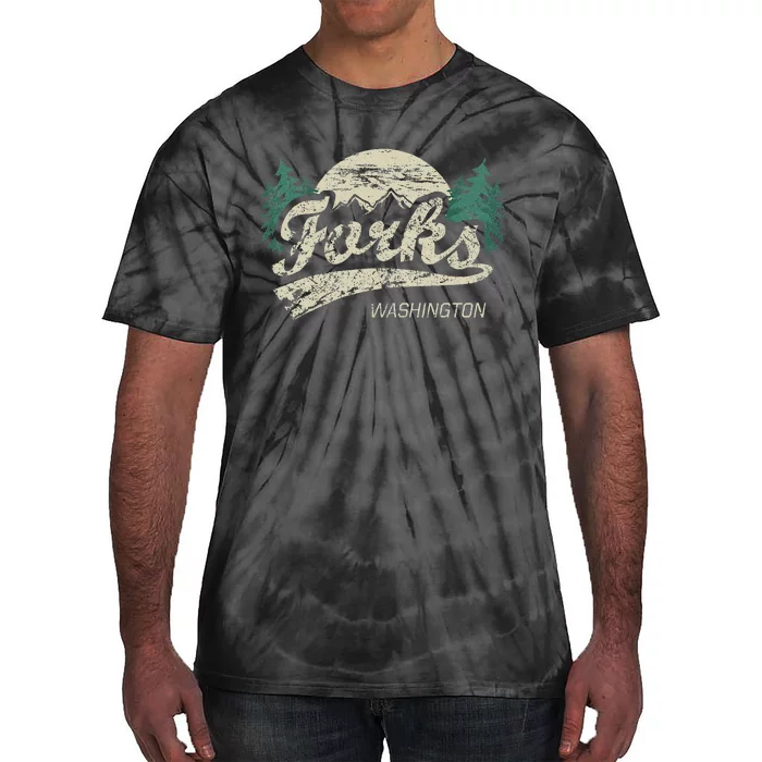 Forks Washington Tie-Dye T-Shirt