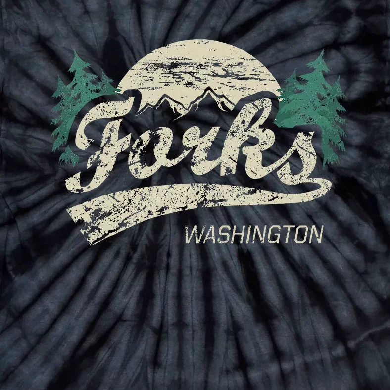 Forks Washington Tie-Dye T-Shirt