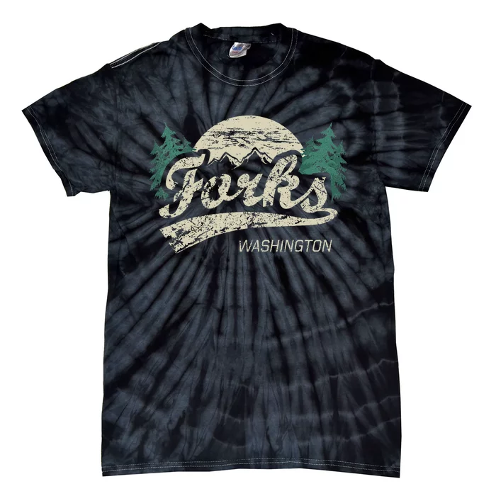 Forks Washington Tie-Dye T-Shirt