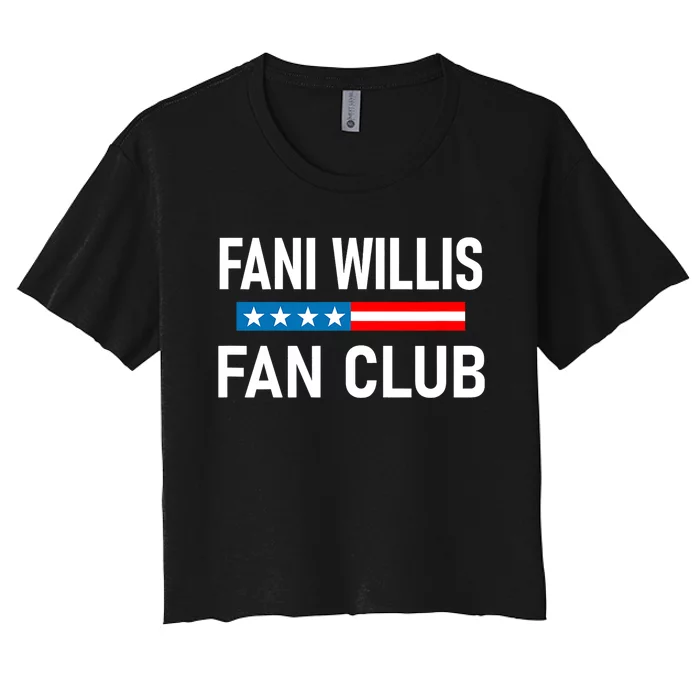 Fani Willis Fan Club Women's Crop Top Tee