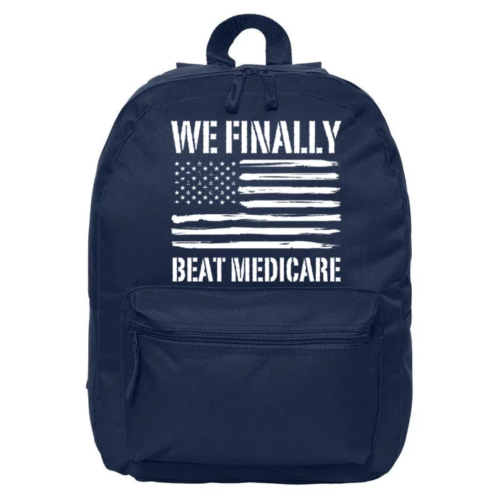 Funny We Finally Beat Medicare 16 in Basic Backpack