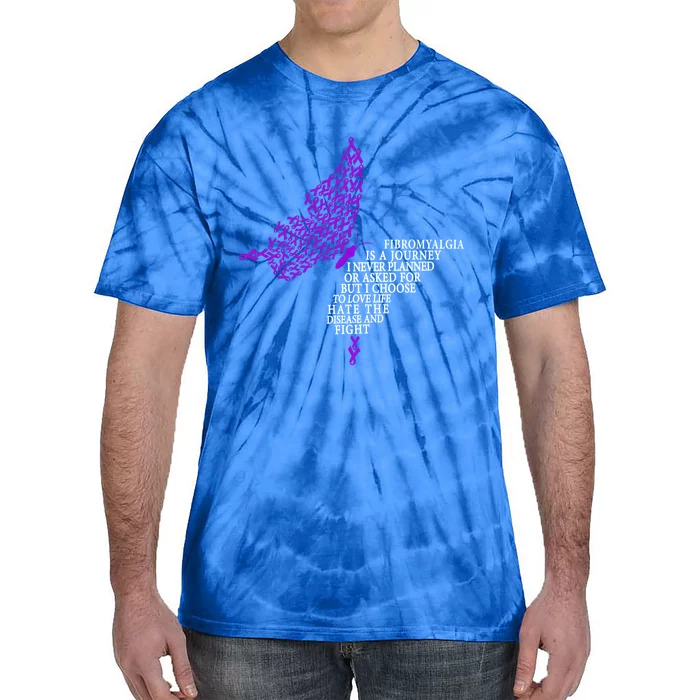 Fibromyalgia Warrior Fibromyalgia Awareness Gift Tie-Dye T-Shirt