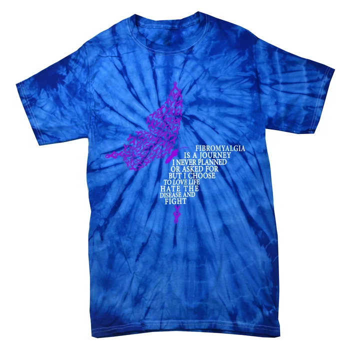 Fibromyalgia Warrior Fibromyalgia Awareness Gift Tie-Dye T-Shirt