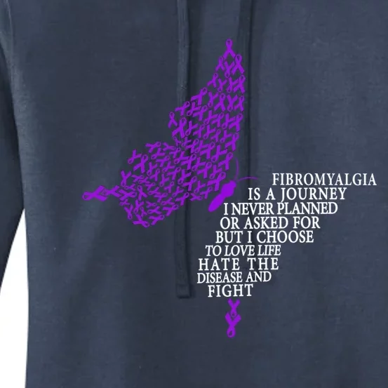 Fibromyalgia Warrior Fibromyalgia Awareness Gift Women's Pullover Hoodie