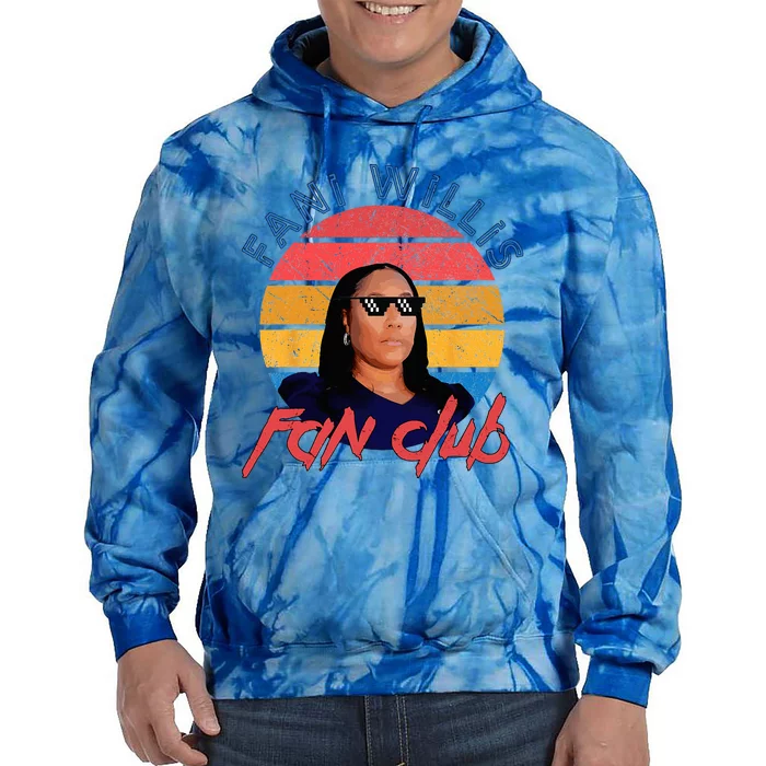 Fani Willis Fan Club Patriotic Political Tie Dye Hoodie