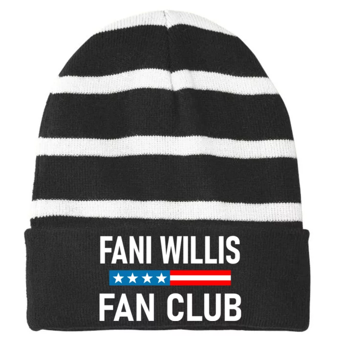 Fani Willis Fan Club Striped Beanie with Solid Band