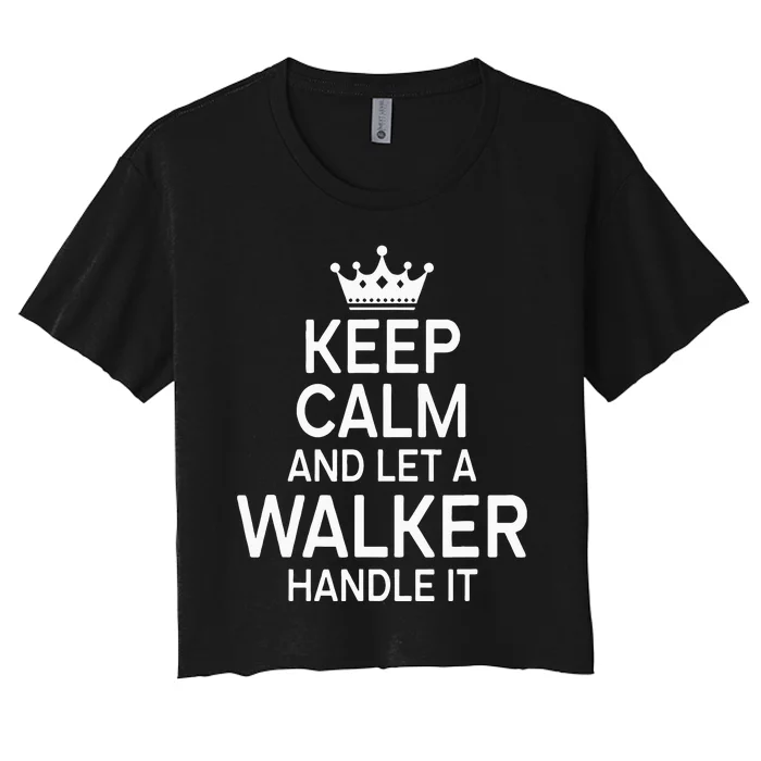 Family Walker Women's Crop Top Tee