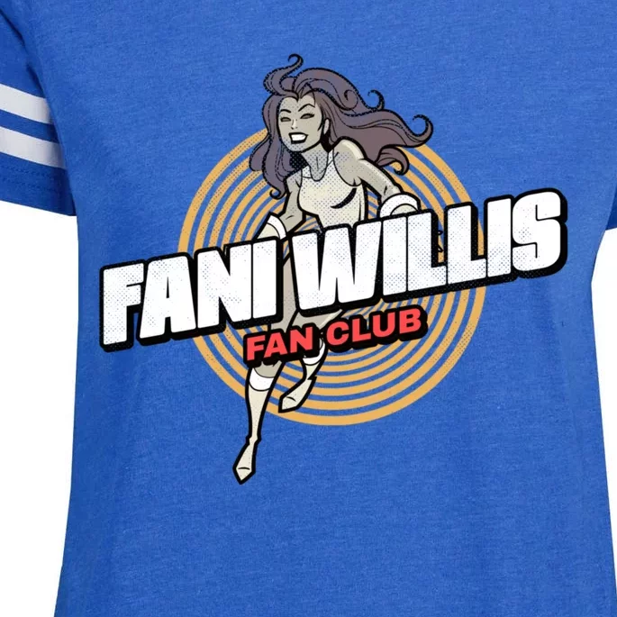 Fani Willis Fan Club District Atty Of Fulton County Georgia Enza Ladies Jersey Football T-Shirt