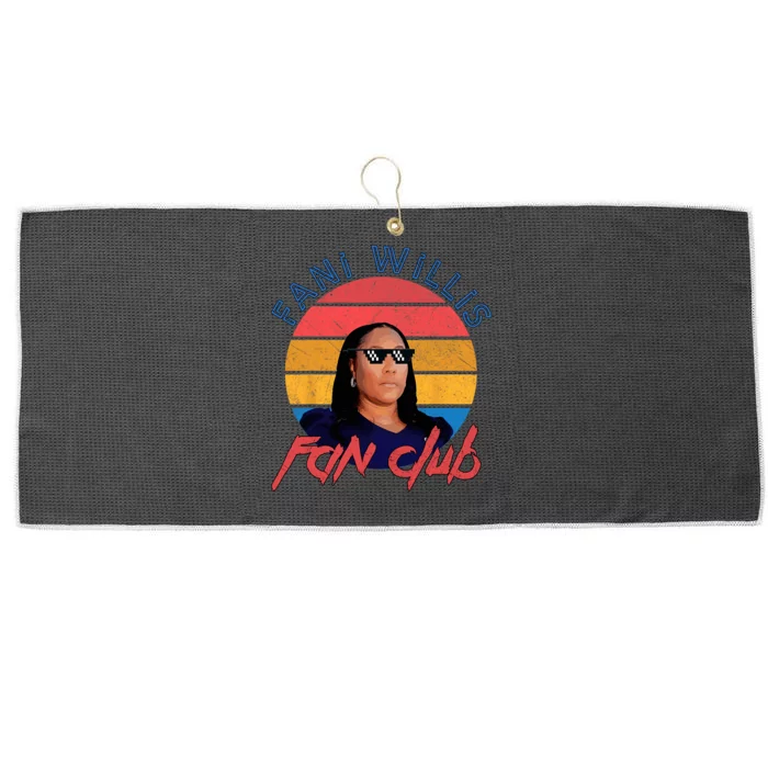 Fani Willis Fan Club Patriotic Political Large Microfiber Waffle Golf Towel