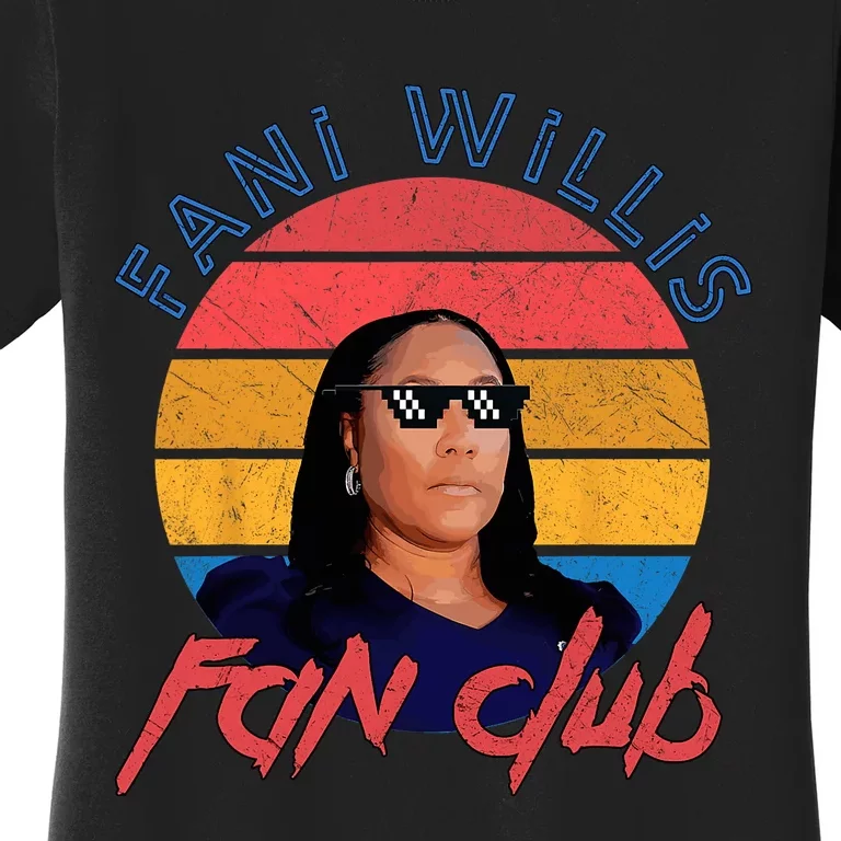 Fani Willis Fan Club Patriotic Political Women's T-Shirt