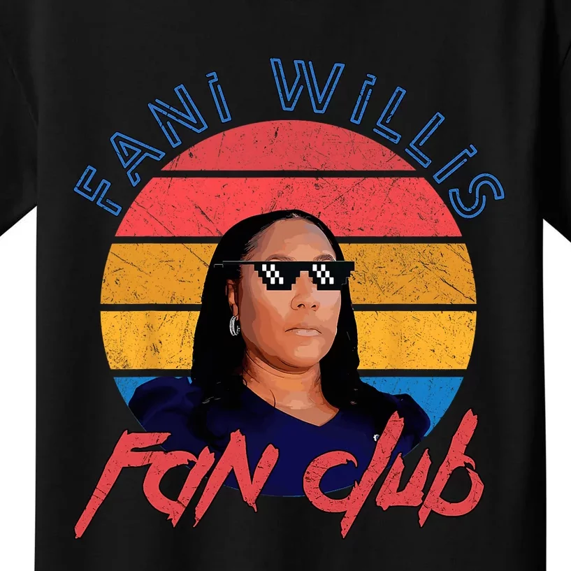 Fani Willis Fan Club Patriotic Political Kids T-Shirt