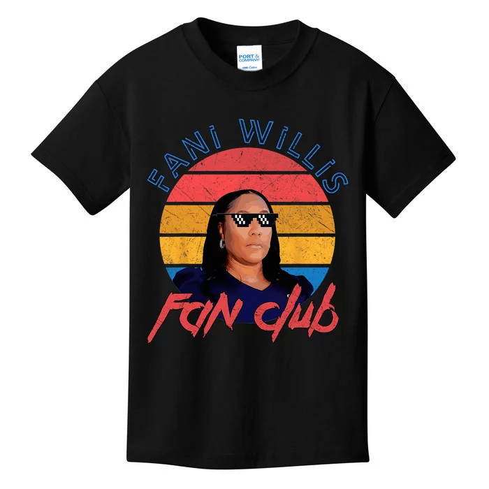 Fani Willis Fan Club Patriotic Political Kids T-Shirt