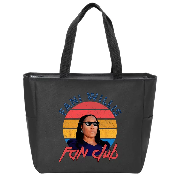 Fani Willis Fan Club Patriotic Political Zip Tote Bag