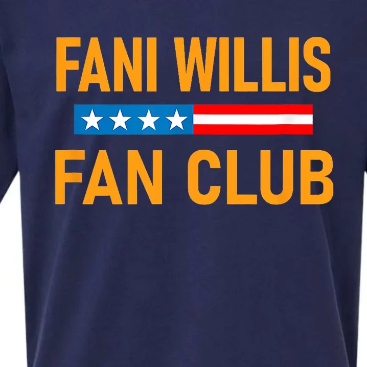 Fani Willis Fan Club Political Gift Sueded Cloud Jersey T-Shirt