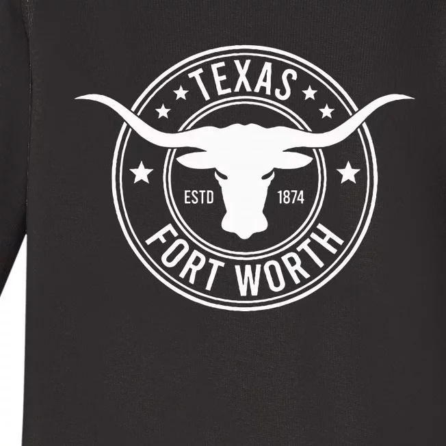 Fort Worth Baby Long Sleeve Bodysuit