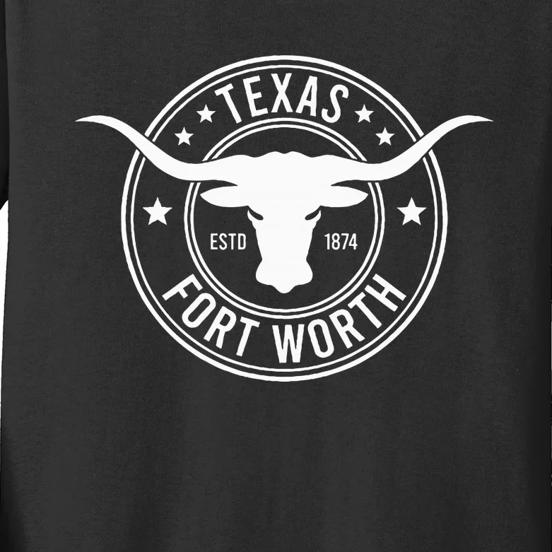 Fort Worth Kids Long Sleeve Shirt