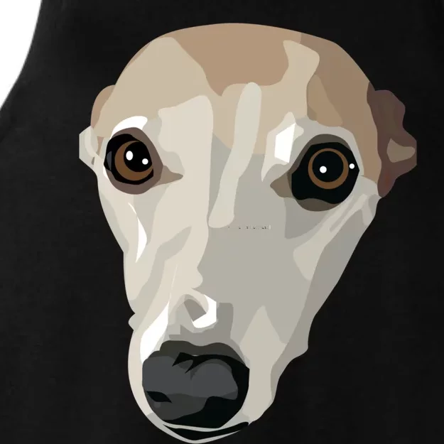 Fawn Whippet Ladies Tri-Blend Wicking Tank