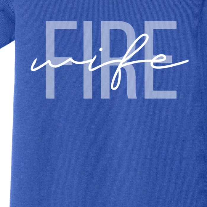 Firefighter Wife Fire Life Fire Babe Gift Baby Bodysuit