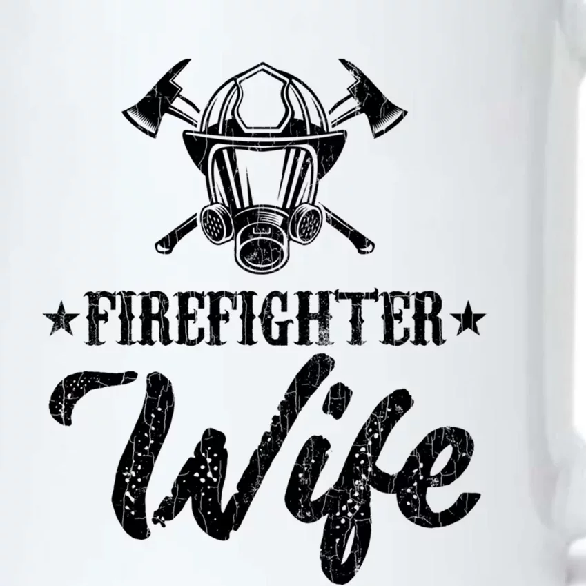 Firefighter Wife Funny Fire Fire Truck Graphic Cool Gift Black Color Changing Mug