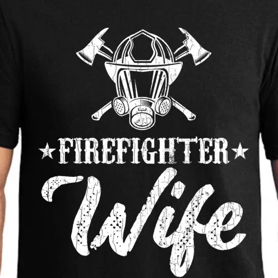 Firefighter Wife Funny Fire Fire Truck Graphic Cool Gift Pajama Set