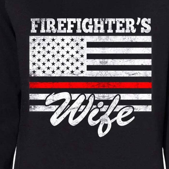 Firefighter's Wife Gift Womens California Wash Sweatshirt