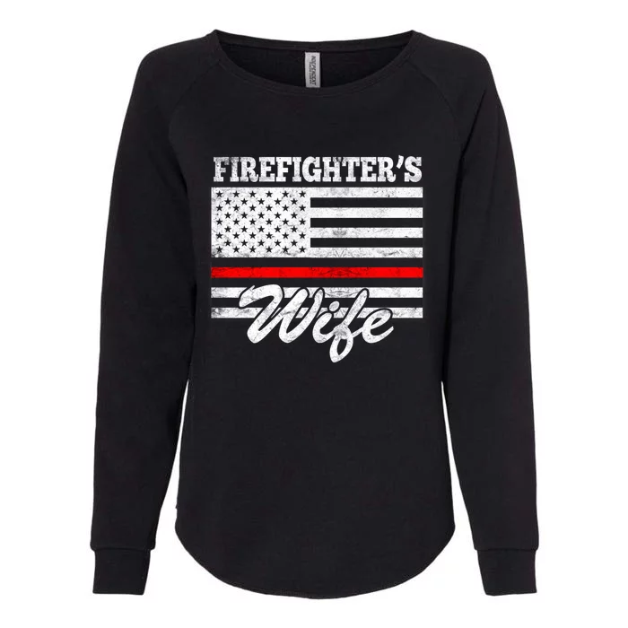 Firefighter's Wife Gift Womens California Wash Sweatshirt