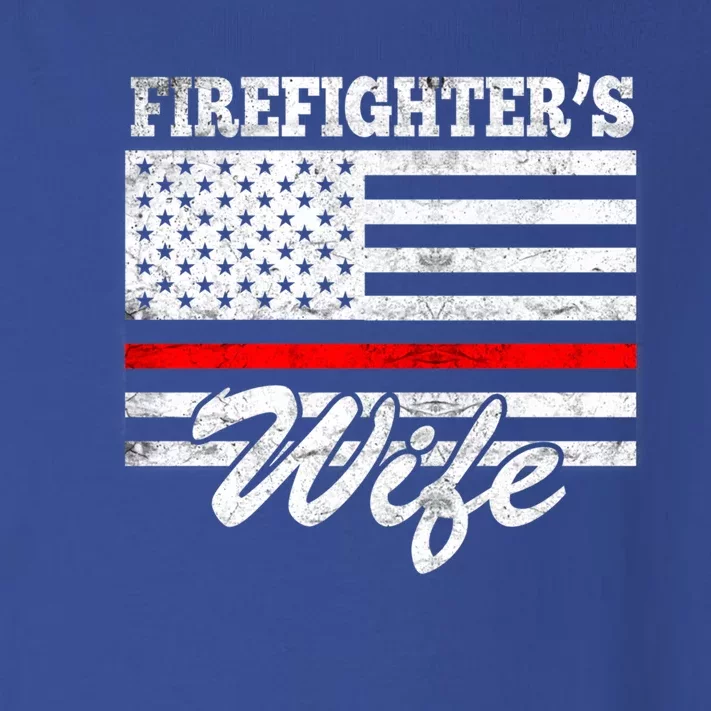 Firefighter's Wife Gift Toddler Long Sleeve Shirt