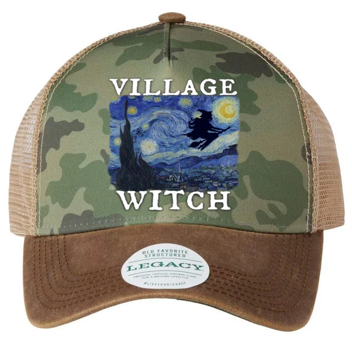 Funny Witchy Gift Village Witch Gift Van Gogh Wicca Pagan Gift Legacy Tie Dye Trucker Hat