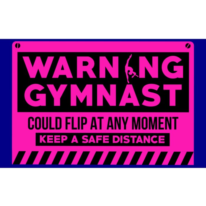 Funny Warning Gymnast Gift Gymnastic Gear Cute Gift Bumper Sticker