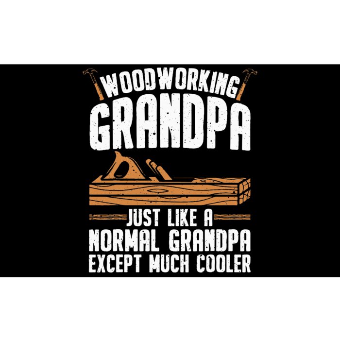 Funny Woodworking Grandpa Dad Bumper Sticker