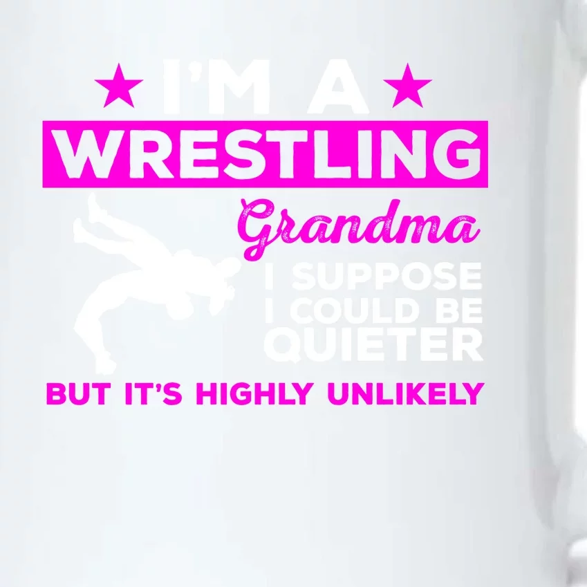 Funny Wrestling Grandma Meaningful Gift Could Be Quieter Gift Black Color Changing Mug