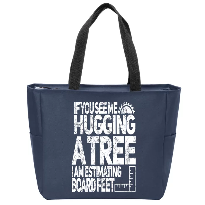 Funny Woodworking Gift For Woodworkers Zip Tote Bag